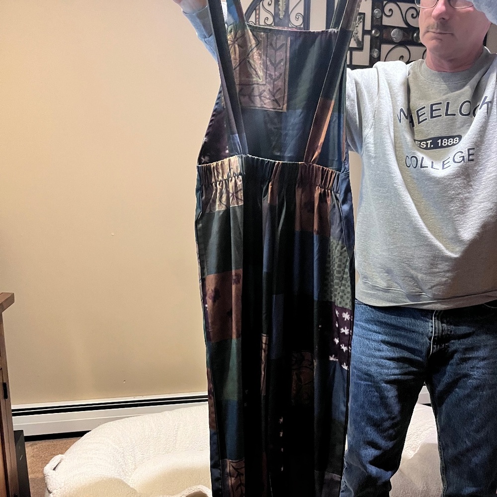 Romwe Patchwork Overalls - Picture 2 of 3